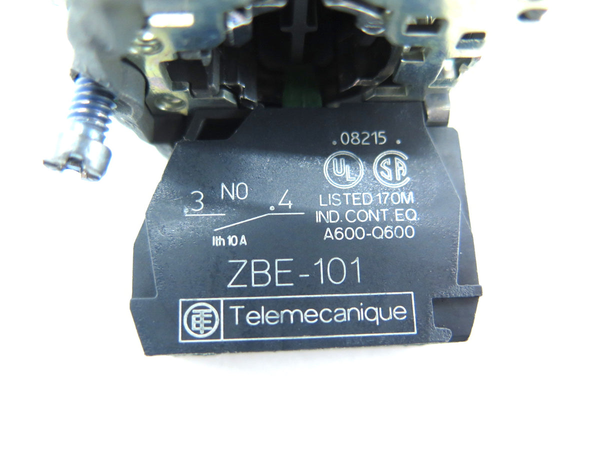 Telemecanique ZB4BA6 ZBE-101 Blue Push Button *LOT OF 3* - Advance Operations