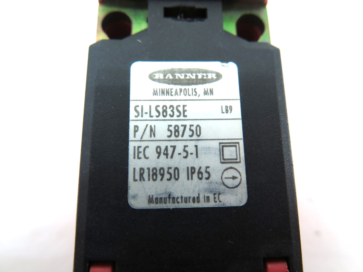 Banner SI-LS83SE 58750 Standard Limit Switch - Advance Operations