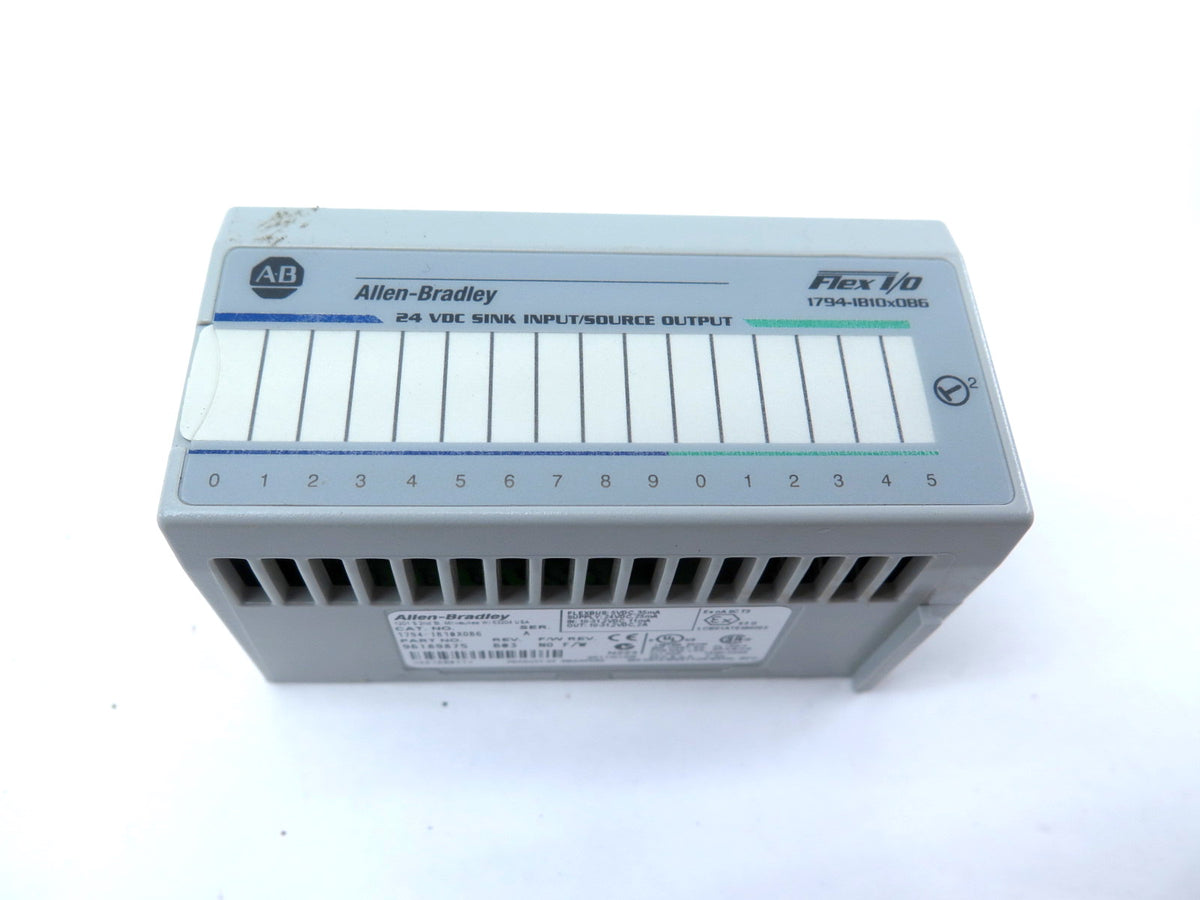 Allen-Bradley 1794-IB10x086 24VDC Sink Input/Source Output - Advance Operations