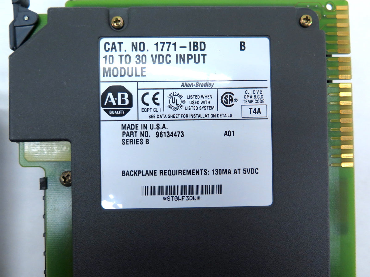 Allen-Bradley 1771-IBD 1771-IBD B VDC Input Module - Advance Operations
