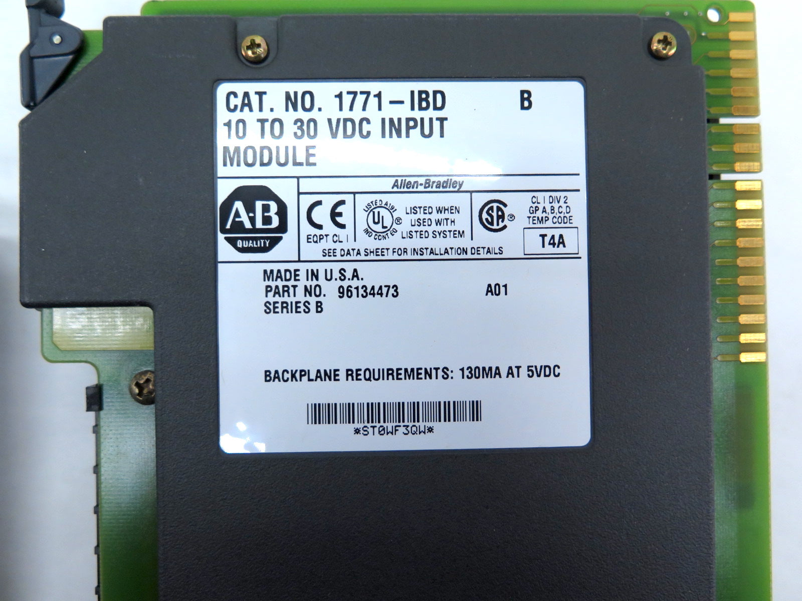 Allen-Bradley 1771-IBD 1771-IBD B VDC Input Module - Advance Operations