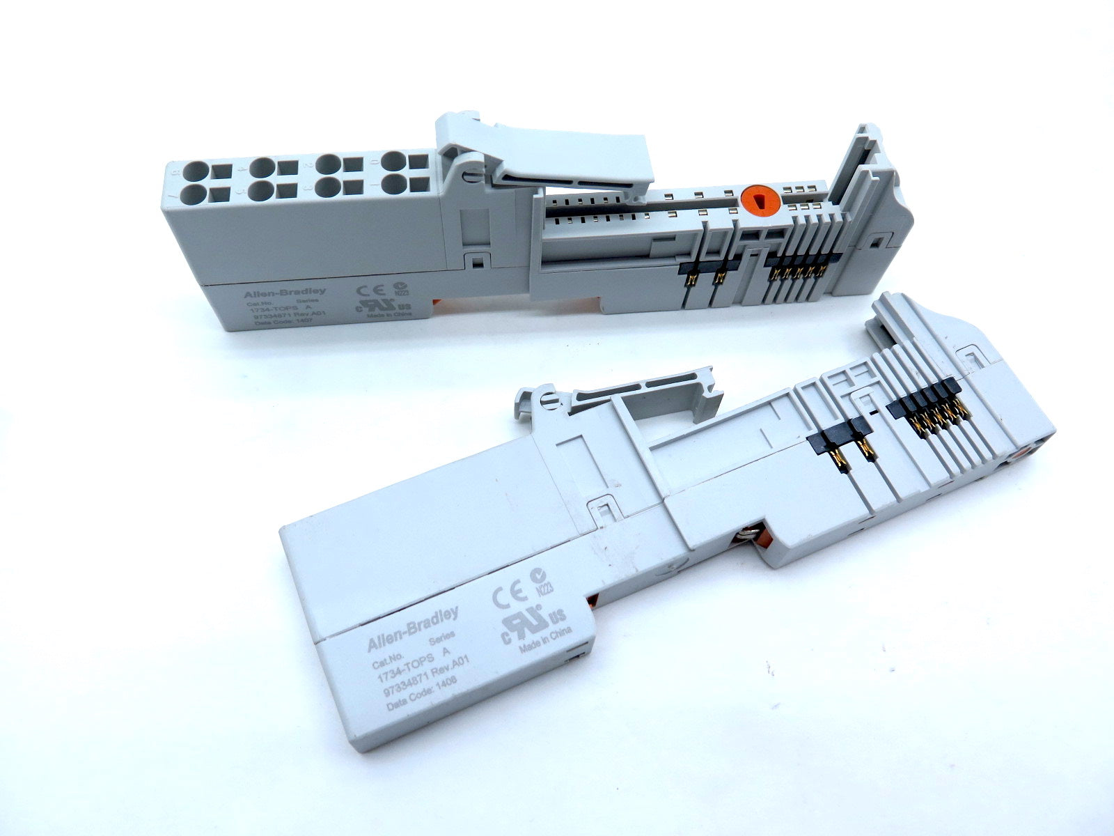 Allen-Bradley 1734-TOPS I/O Terminal Base PLC Ser.A *LOT OF 2* - Advance Operations