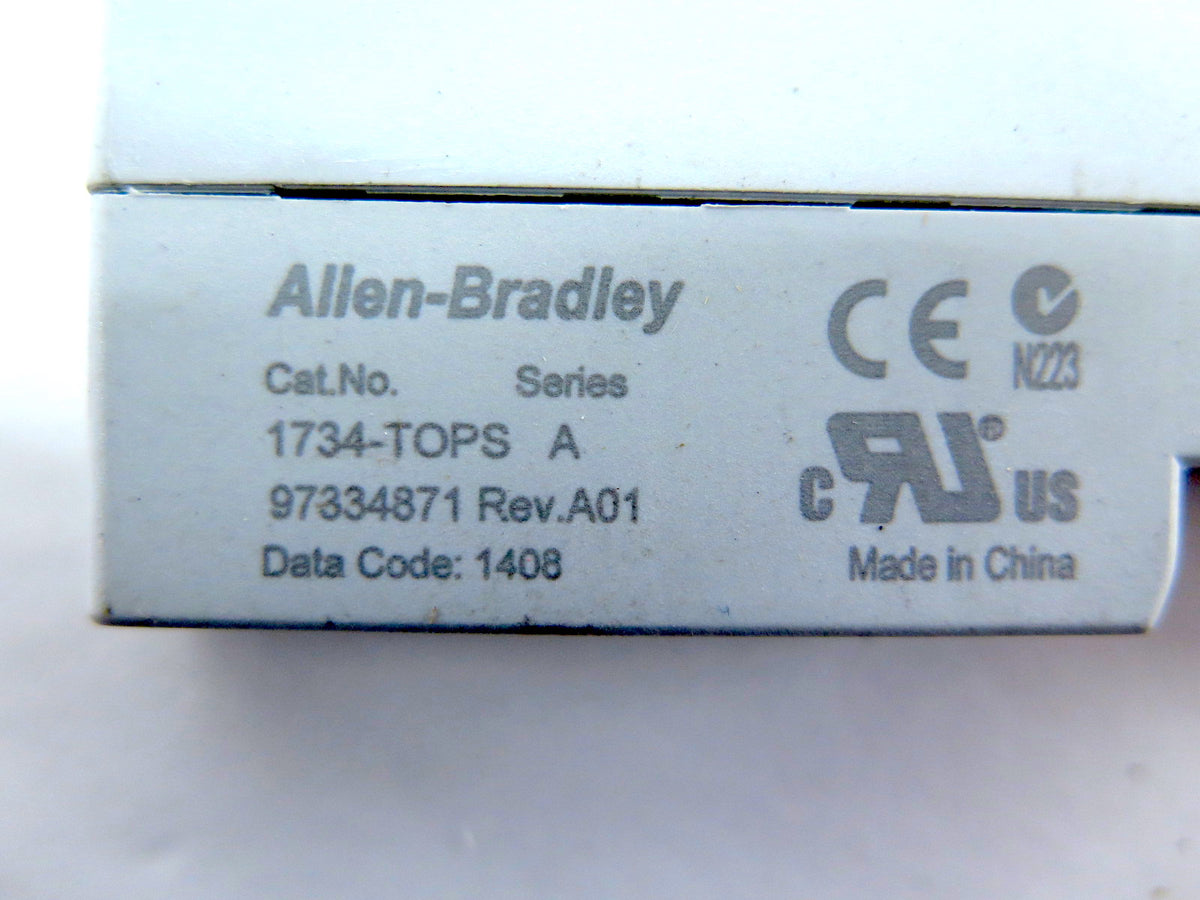 Allen-Bradley 1734-TOPS I/O Terminal Base PLC Ser.A *LOT OF 2* - Advance Operations