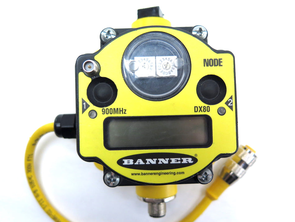 Banner DX80N9X6S4P4 DX80 Node 900mHz Radio - Advance Operations