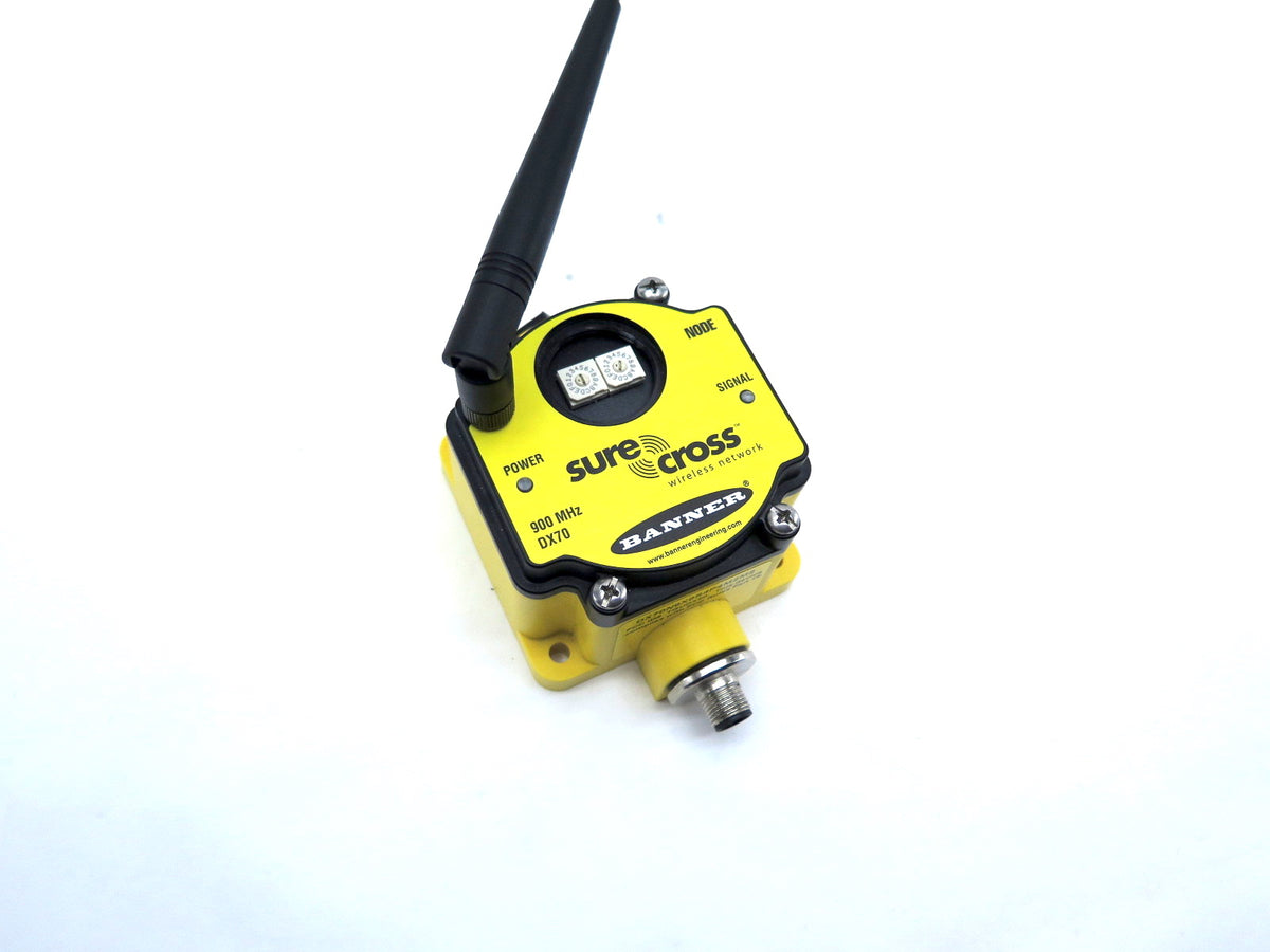 Banner DX70N9X6S4P4M2M2 78289 DX70 Point 900mHz Node - Advance Operations