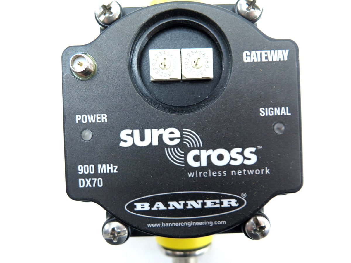 Banner DX70G9X6S4P4M2M2 78285 DX70 Point 900mHz Gateway - Advance Operations