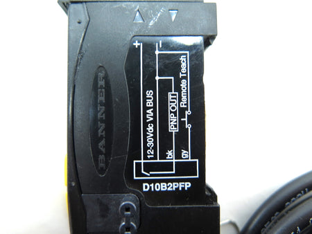 Banner D10B2PFP 78762 High Performance Fiber Optic Sensing - Advance Operations