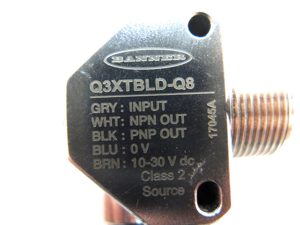 Banner Q3XTBLD-Q8 91638 Laser Contrast Sensor - Advance Operations