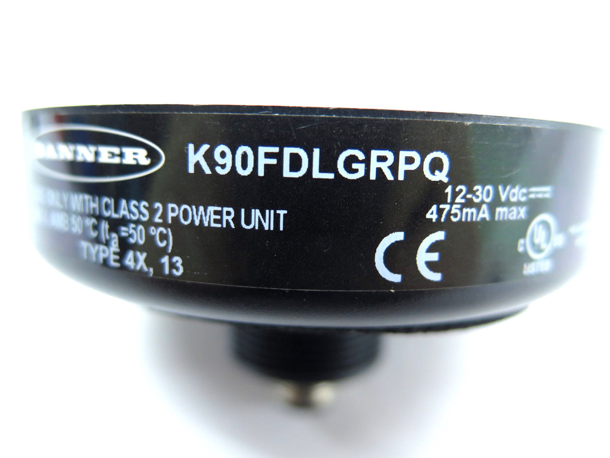Banner K90FDLGRPQ 96152 2-Color Visible Indicator - Advance Operations