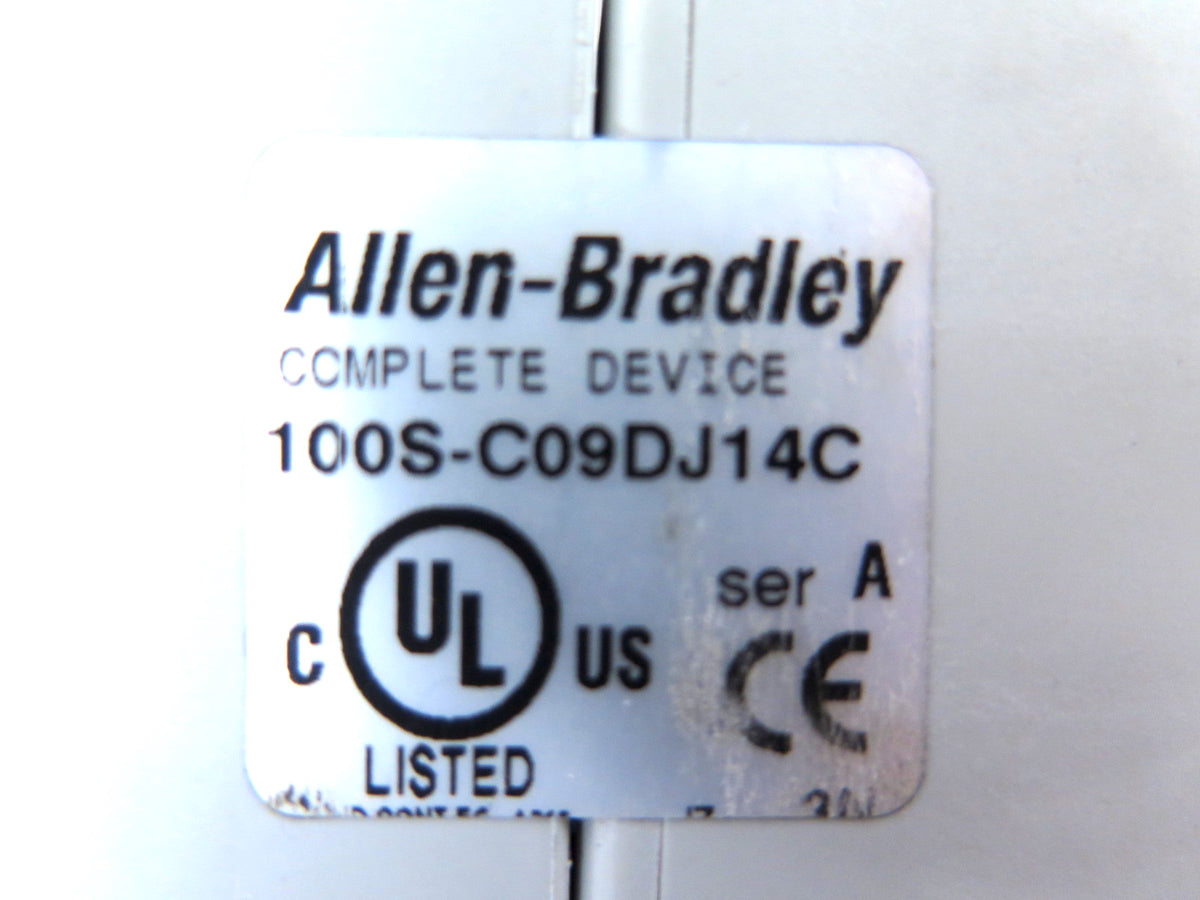 Allen-Bradley 100S-C09DJ14C Safety Contactor 600VAC 7.5HP - Advance Operations
