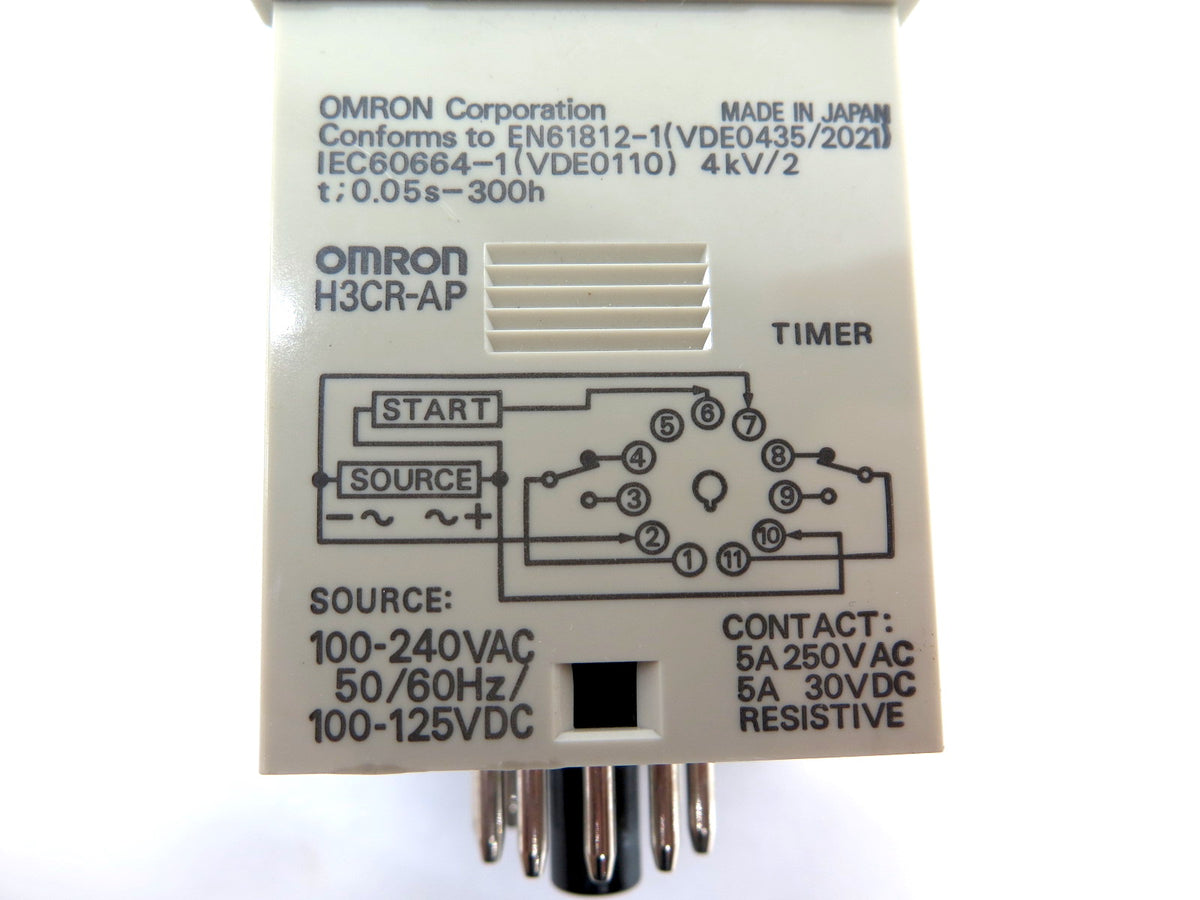 Omron H3CR-AP Time Relay - Advance Operations
