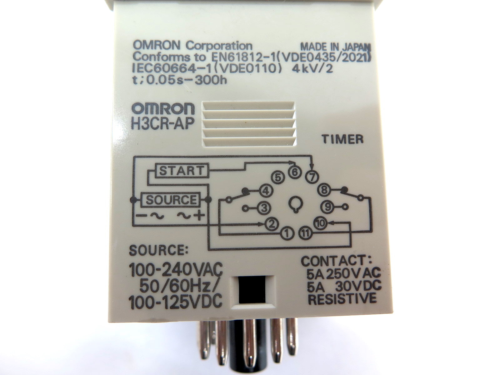 Omron H3CR-AP Time Relay - Advance Operations