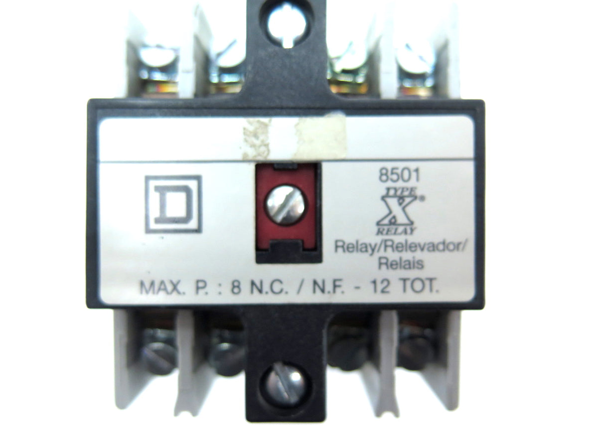 Square D 8501X080 Control Relay - Advance Operations