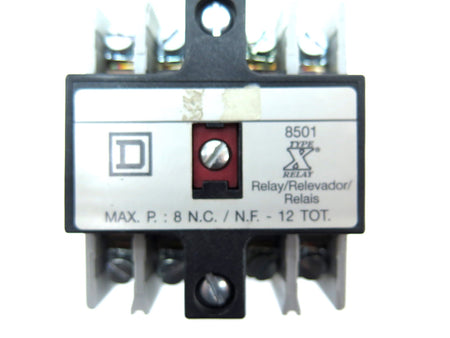 Square D 8501X080 Control Relay - Advance Operations