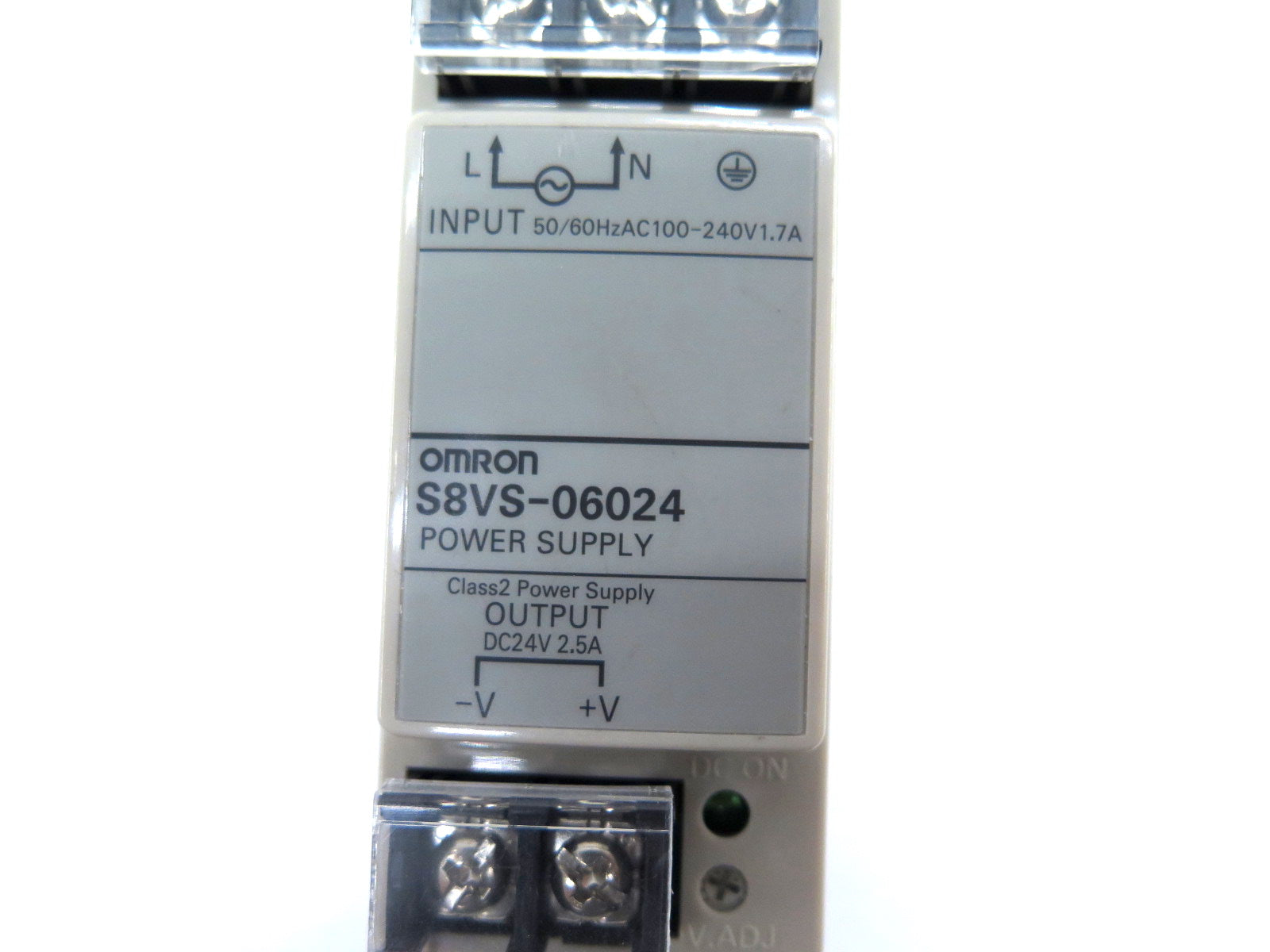 Omron S8VS-06024 Power Supply - Advance Operations