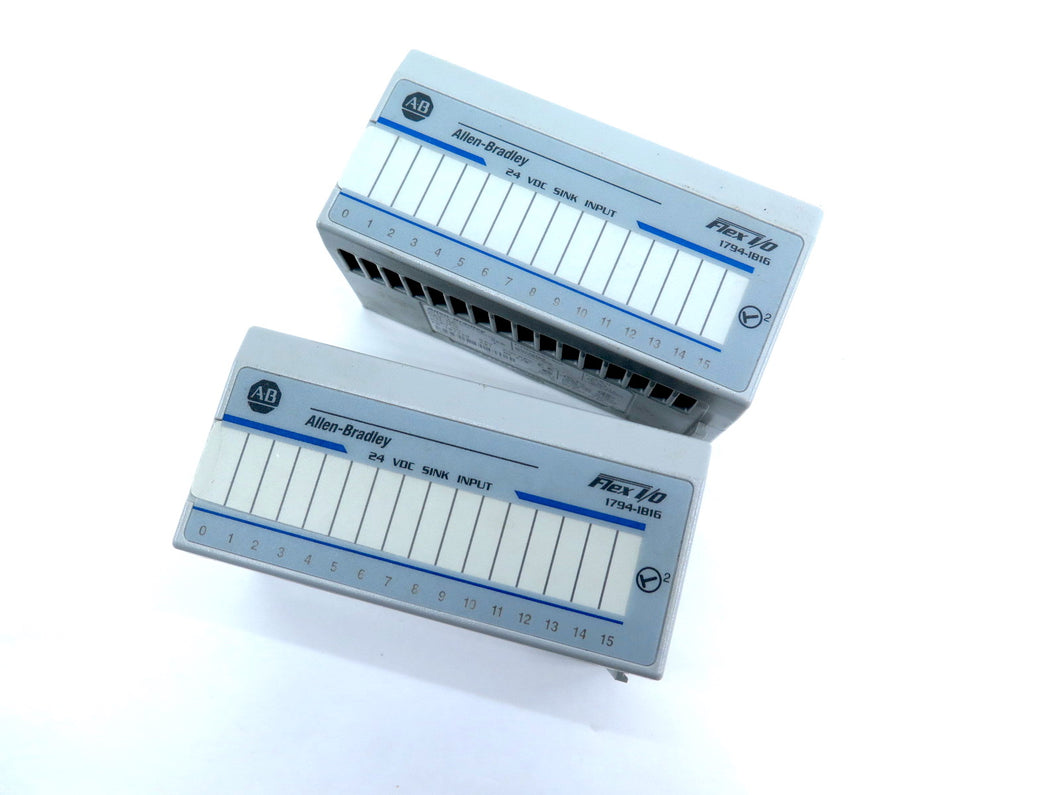 Allen-Bradley 1794-IB16 Flex I/O 24VDC Input Module*LOT OF 2* - Advance Operations