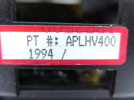 Red Lion APLHV400 AC Power Line Monitor - Advance Operations