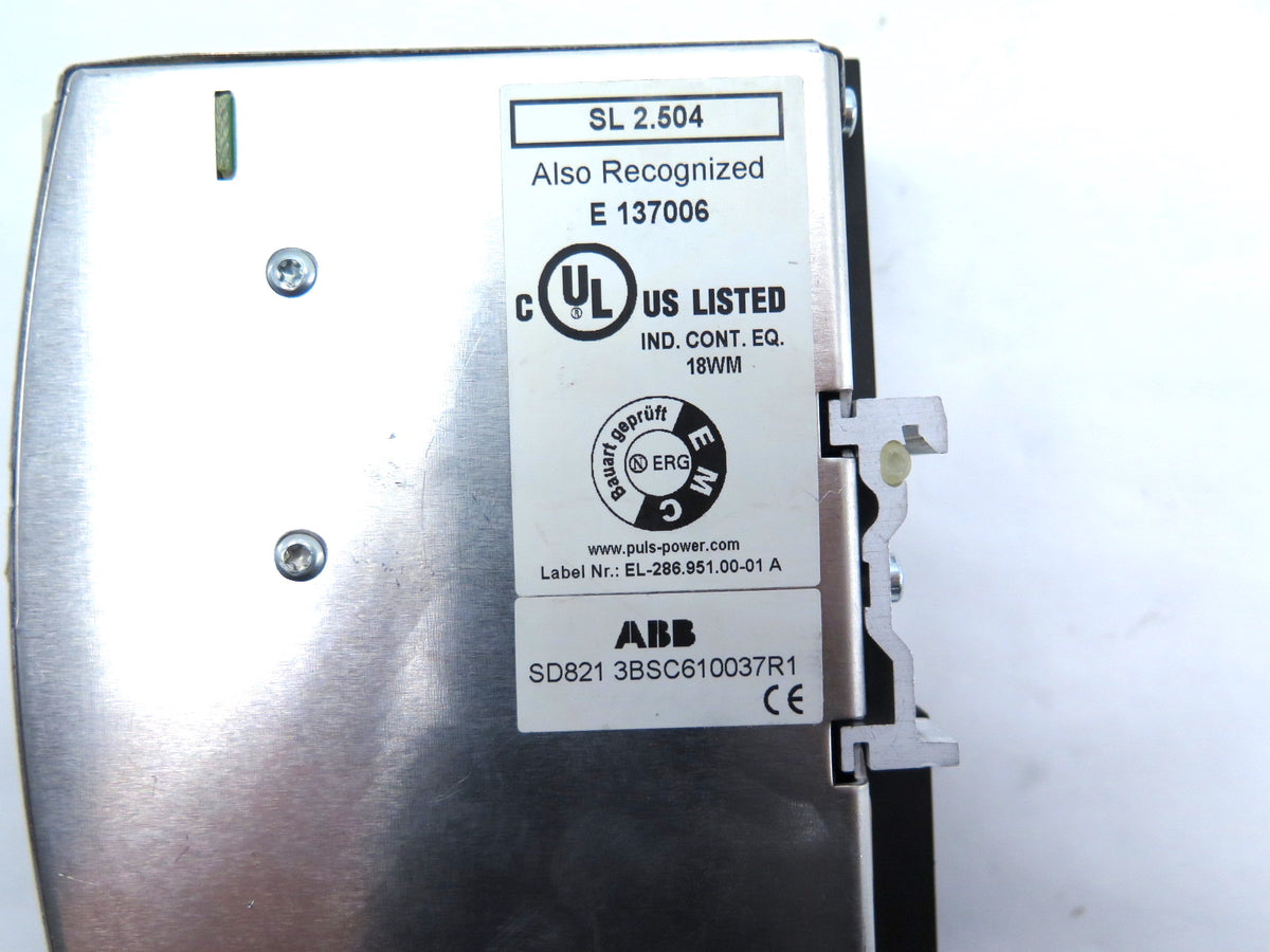 ABB SD821 Switching Power Module - Advance Operations