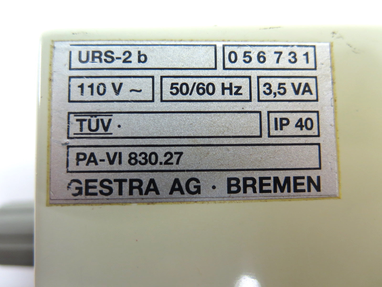 GESTRA URS-2B Flowserve Limit Switch - Advance Operations