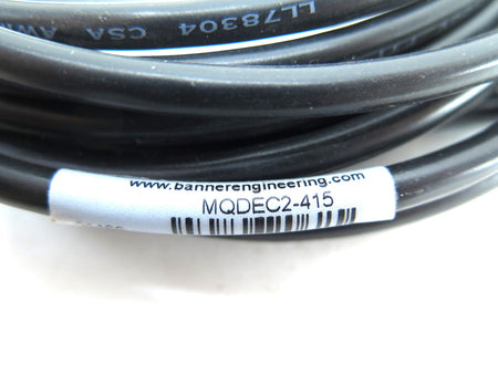Banner MQDEC2-415 Cordset Single Ended M12 4-Pin - Advance Operations
