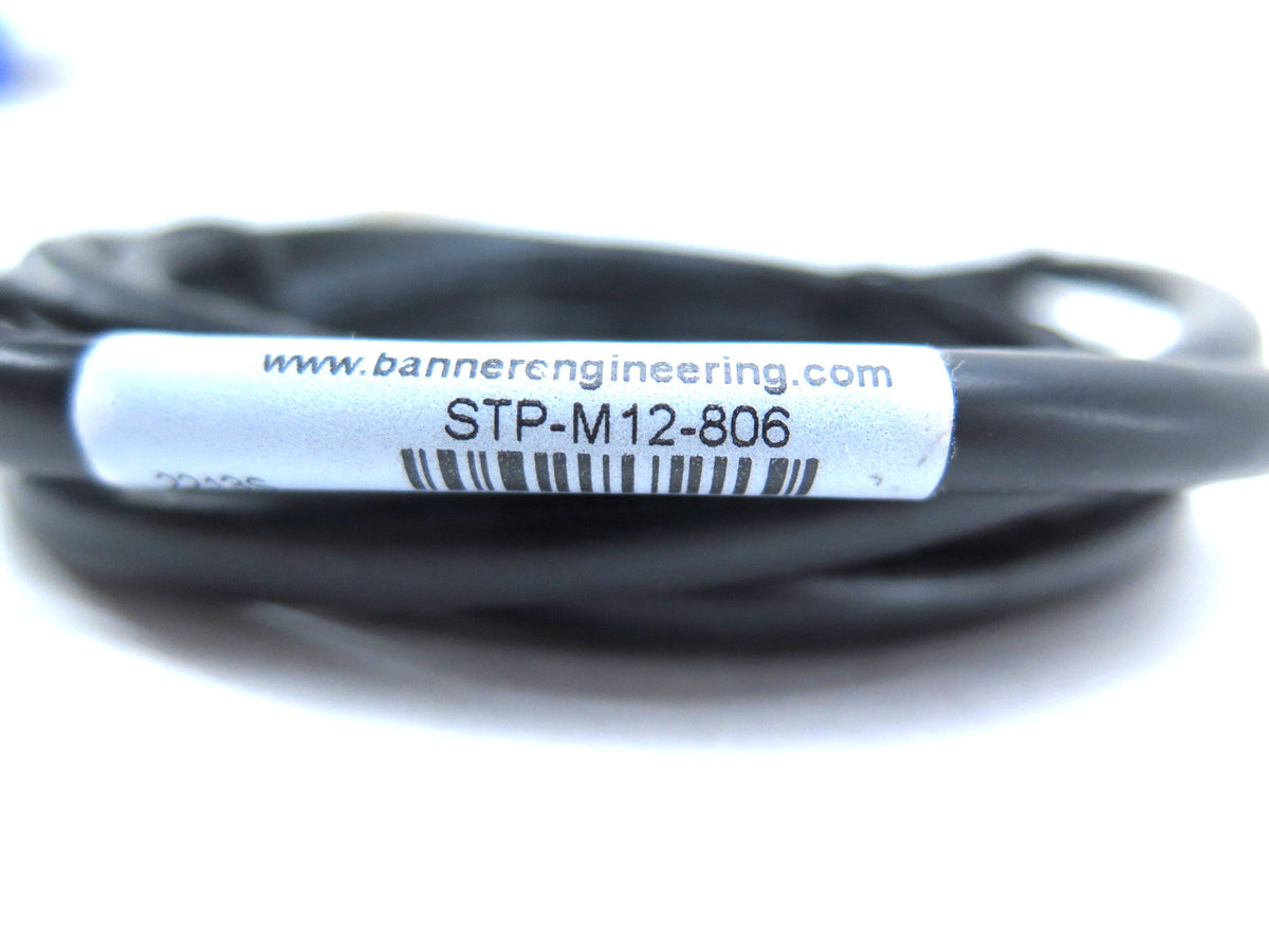 Banner STP-M12-806 8-Pin Straight Male Cordset - Advance Operations
