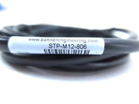Banner STP-M12-806 8-Pin Straight Male Cordset - Advance Operations