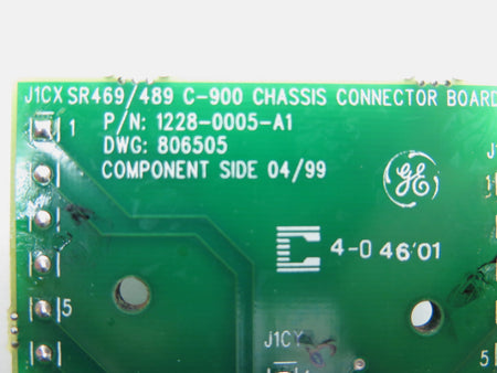 GE Multilin 1228-0005-A1 / C-900 Chassis Connector Board - Advance Operations