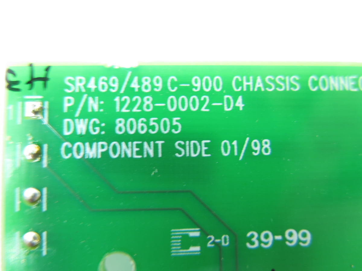 GE Multilin 1228-0002-D4 / C-900 Chassis Connector Board - Advance Operations