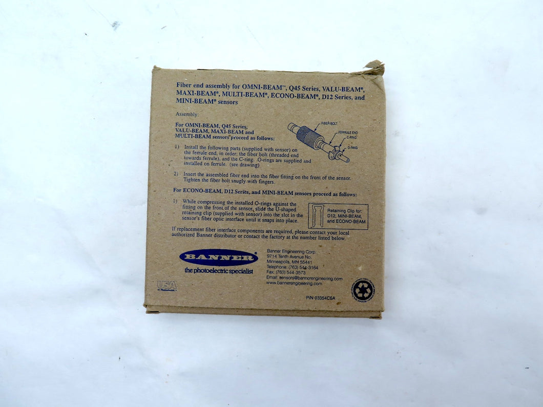 Banner BT210S / 17267 Fiber Optic Cable - Advance Operations