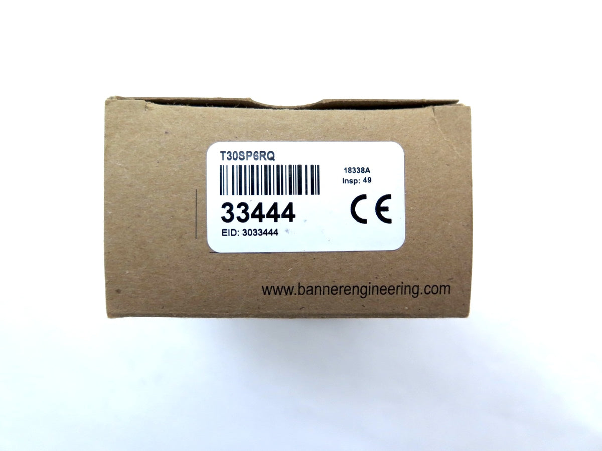 Banner T30SP6RQ / 33444 Photoelectric Sensor - Advance Operations