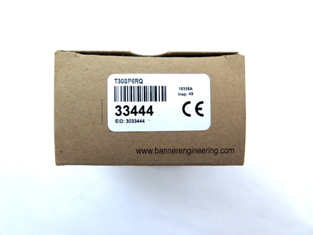 Banner T30SP6RQ / 33444 Photoelectric Sensor - Advance Operations