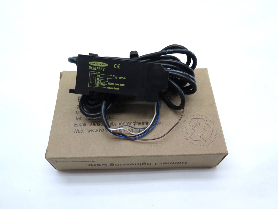 Banner D12EP6FV / 41968 Sensor Fiber Optic Cable - Advance Operations