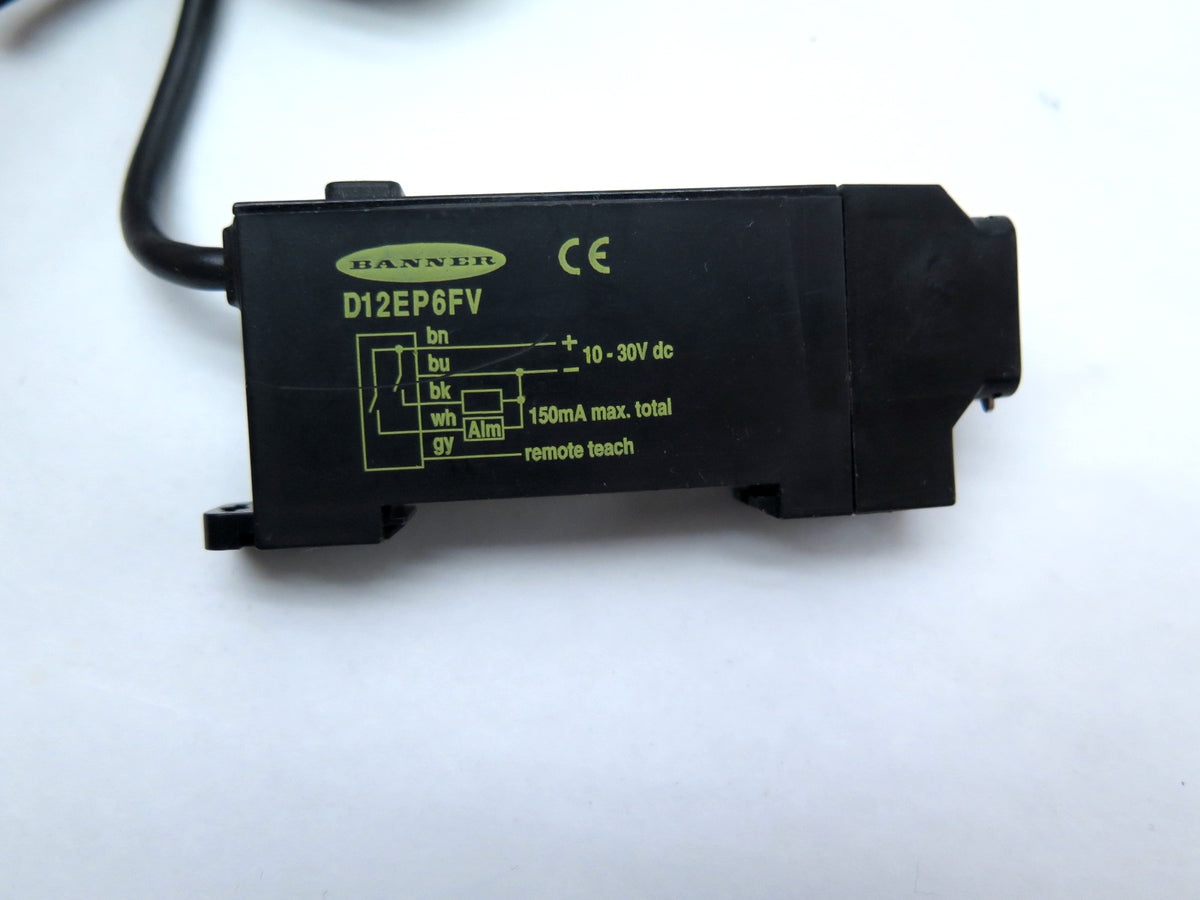 Banner D12EP6FV / 41968 Sensor Fiber Optic Cable - Advance Operations