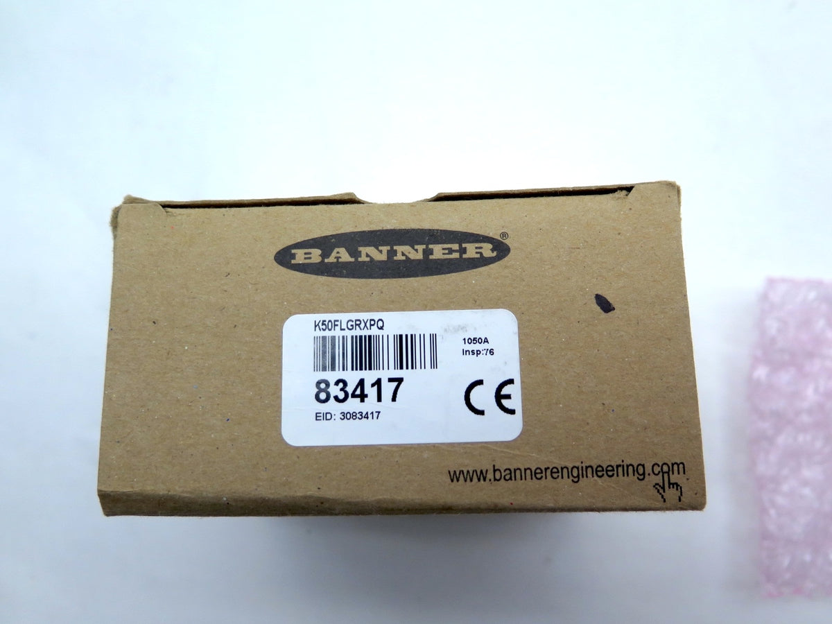 Banner K50FLGRXPQ / 83417 EZ Light Touch Button - Advance Operations