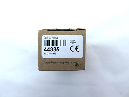 Banner QM42VP6RQ / 44335 Photoelectric Sensor - Advance Operations