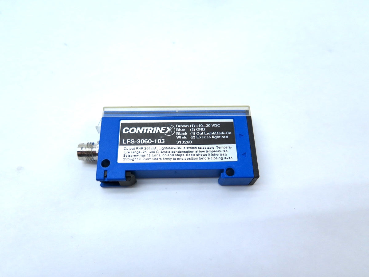 Contrinex LFS-3060-103 Fiber Optic Sensor - Advance Operations