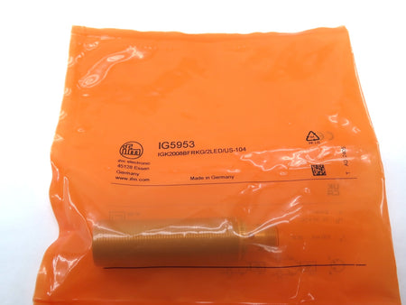 IFM Electronic IG5953/IGK2008BFRKG/2LED/US-104 Inductive Sensor - Advance Operations