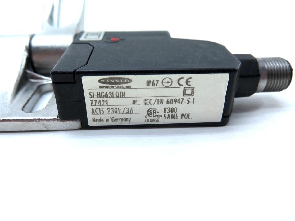 Banner SI-HG63FQDL 76922 Safety Interlock Switch - Advance Operations