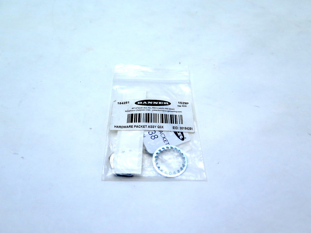 Banner Hardware Packet Assy Q3X 1529P - Advance Operations