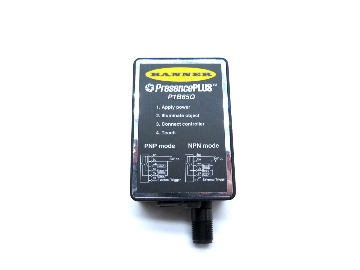 Banner P1B65Q Presence Plus Photoelectric Camera - Advance Operations