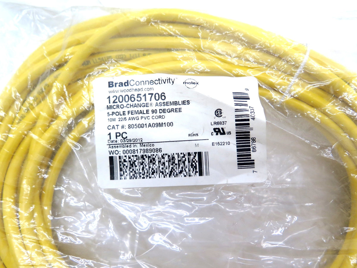 Woodhead 805001A09M100 Cable Sensor - Advance Operations
