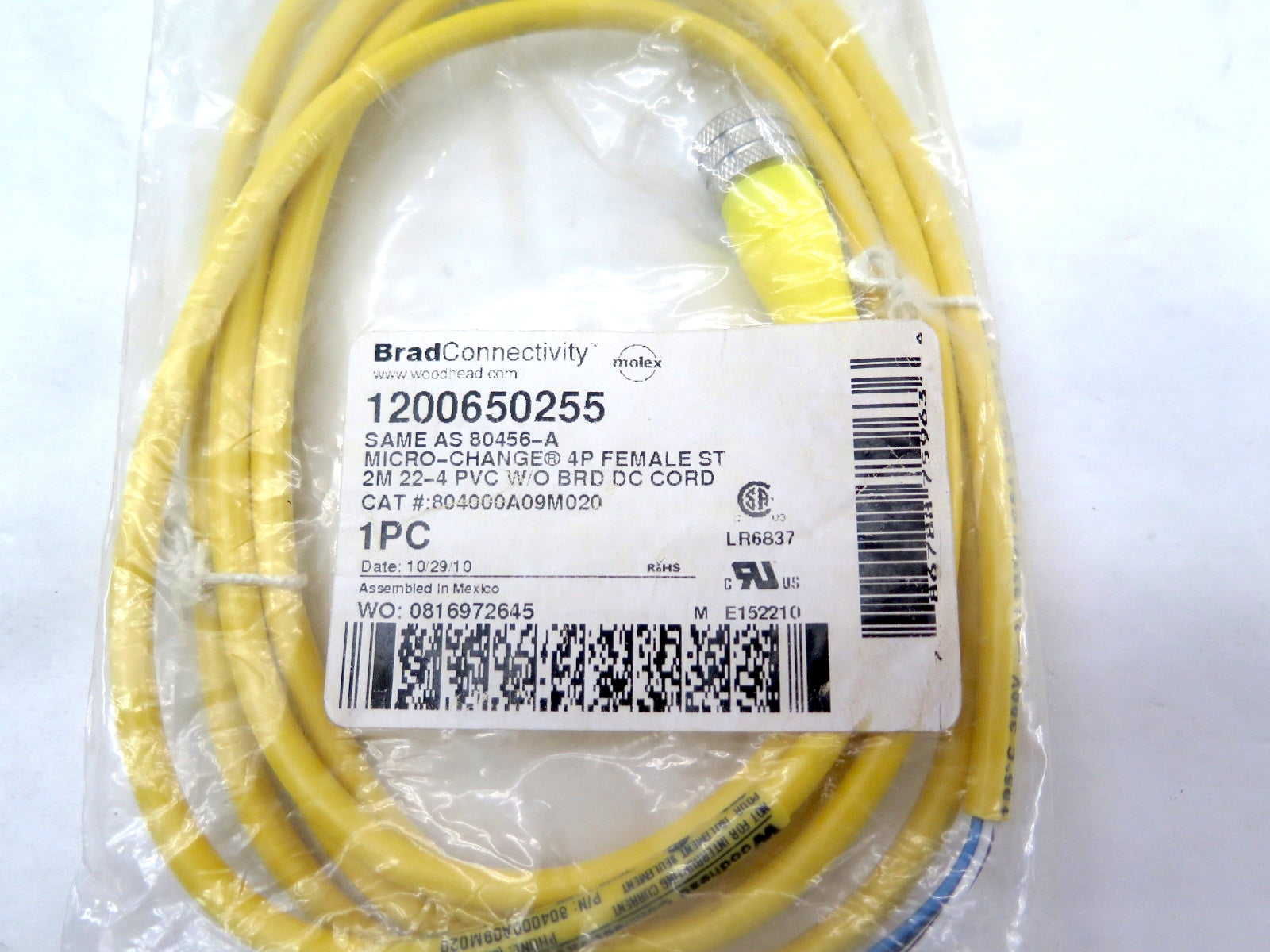 Woodhead 804000A09M020 Cable Sensor - Advance Operations