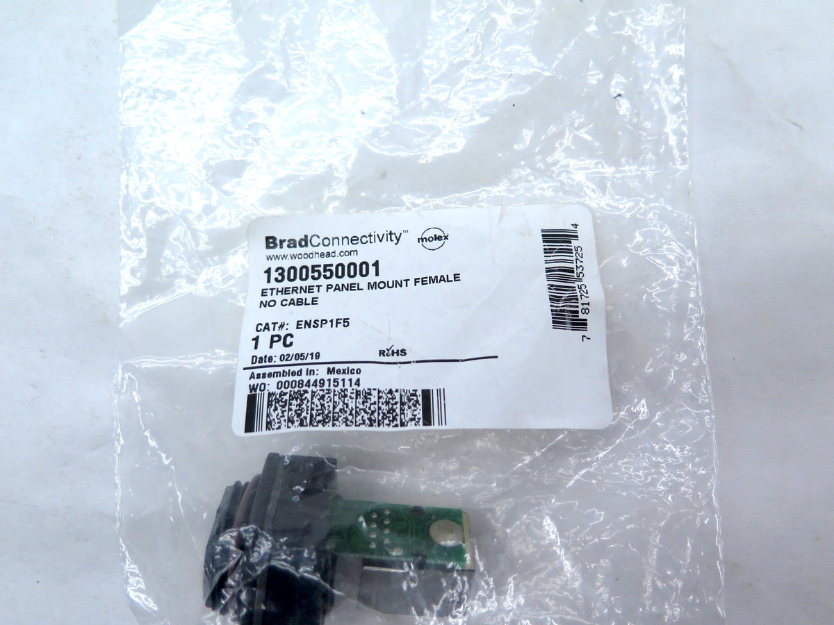 Woodhead 1300550001 Ethernet Panel Mount Female - Advance Operations