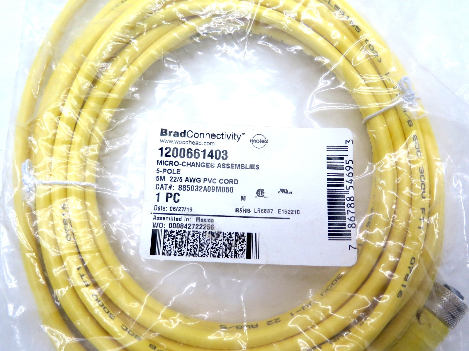 Woodhead 885032A09M050 Cable Sensor - Advance Operations