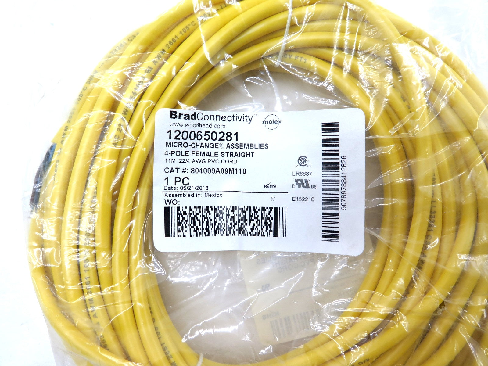 Woodhead 80400A09M110 Cable Sensor - Advance Operations