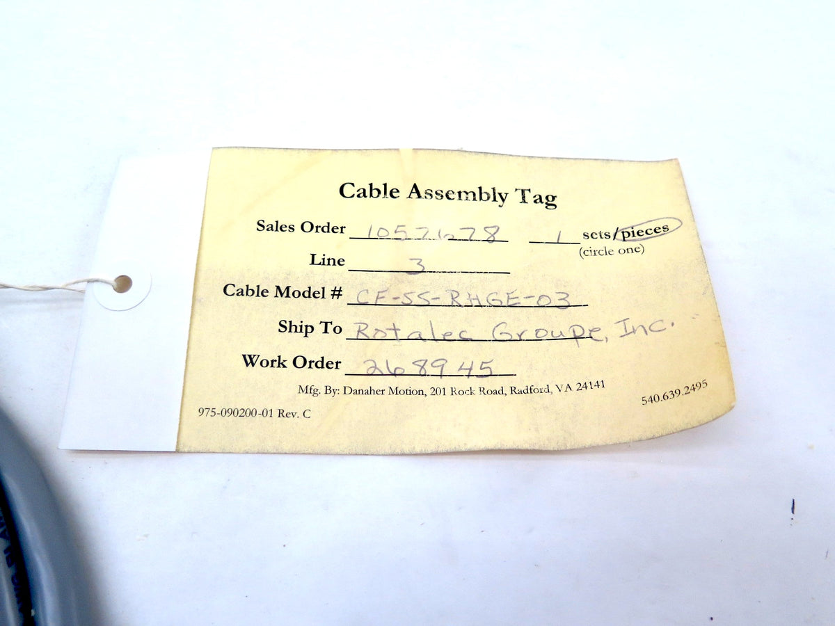 kollmorgen CF-SS-RHGE-03 Cable Sensor - Advance Operations