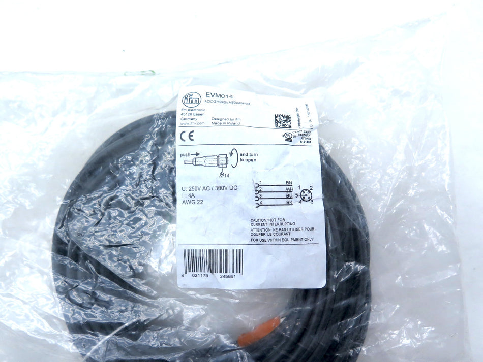 Ifm Electronic EVM014 Cable Sensor - Advance Operations
