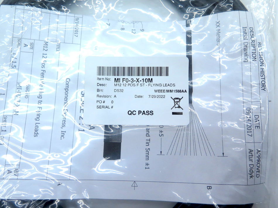 CEI MI-F0-3-X-10M Cable Sensor - Advance Operations