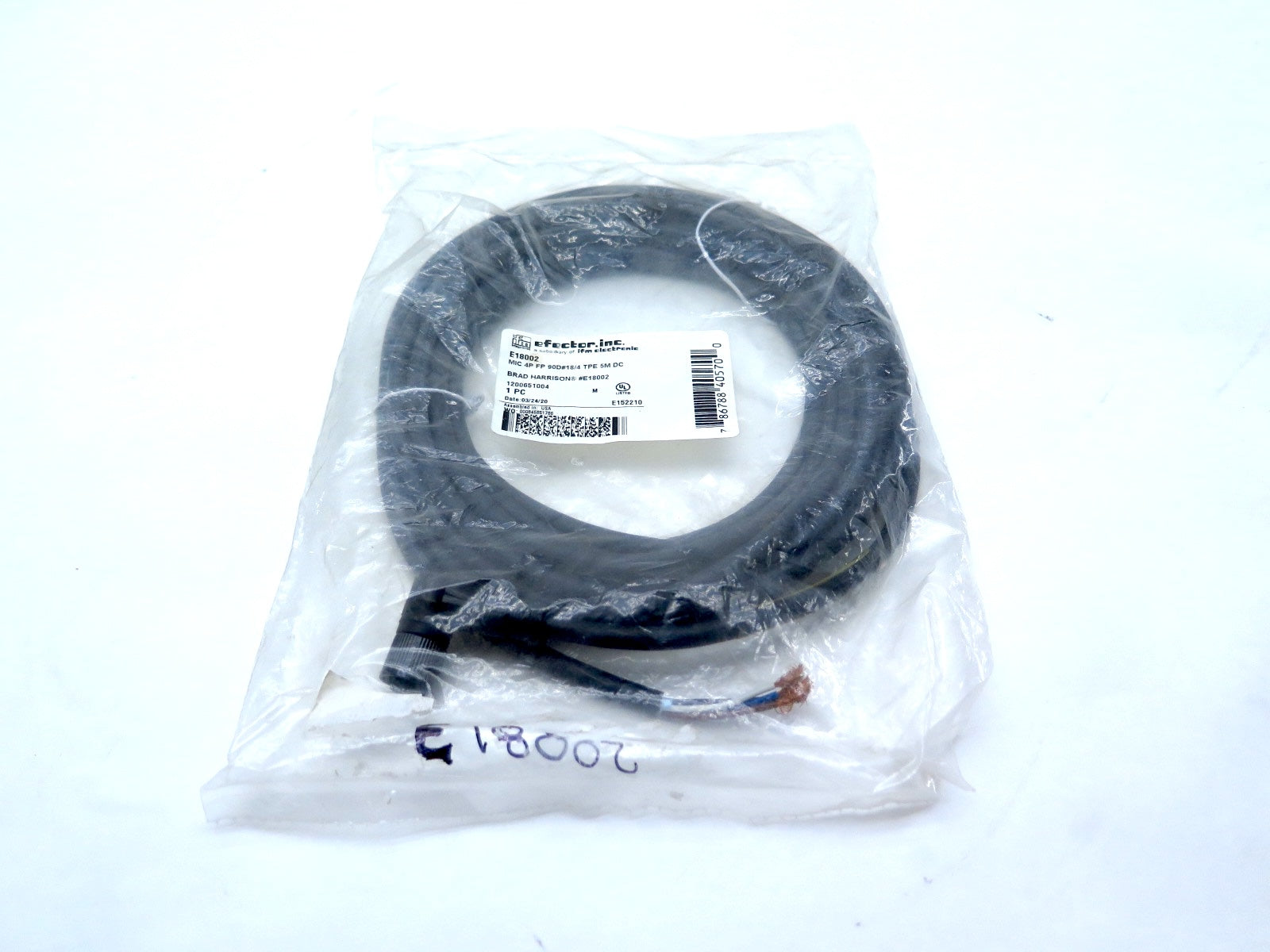 Ifm Efector E18002 Cable Sensor - Advance Operations