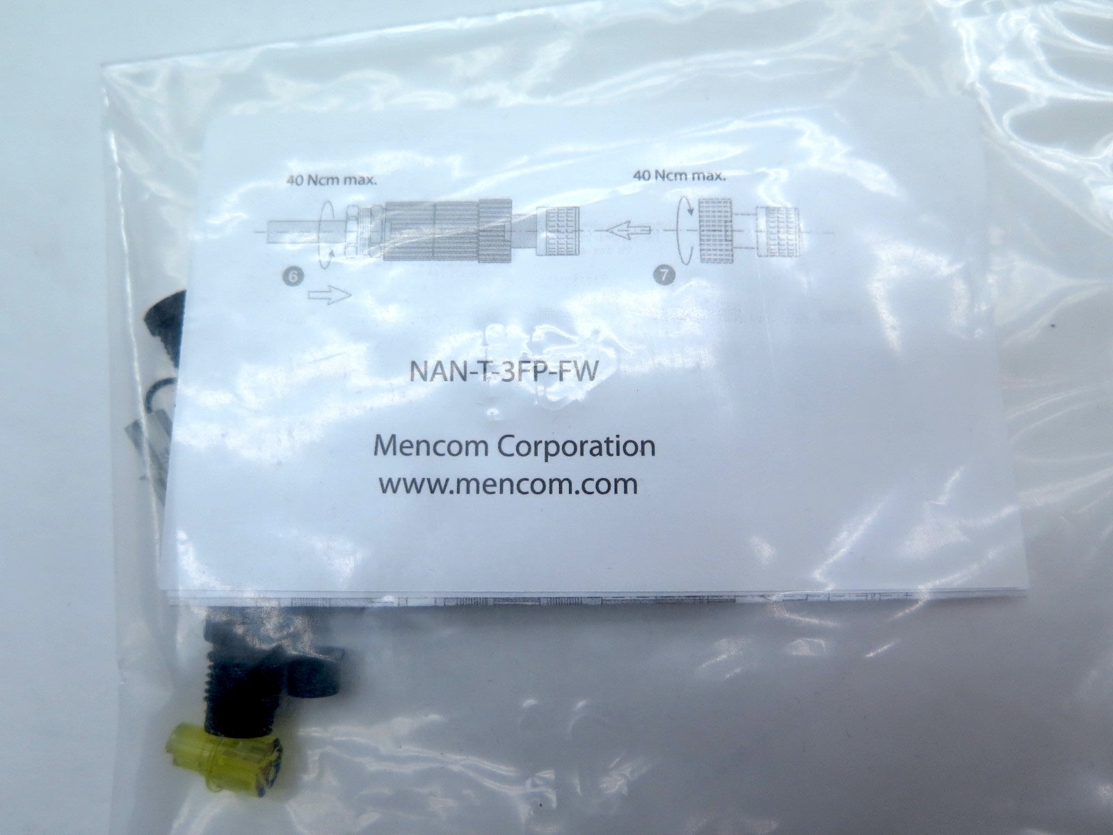 Mencom LOT OF TWO NAN-T-3FP-FW Terminal Screw - Advance Operations